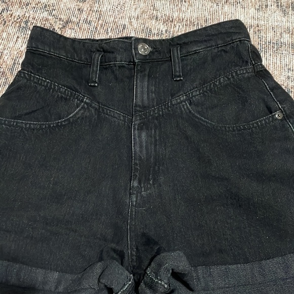 Zara Super High Waist Jean Shorts - Picture 2 of 4
